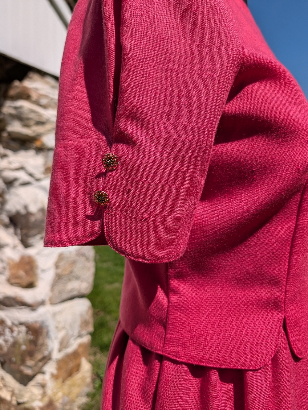 90s Pink Dress - Picture 3 of 6